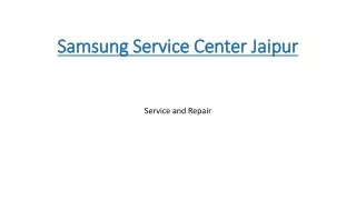 Samsung Service Center Jaipur