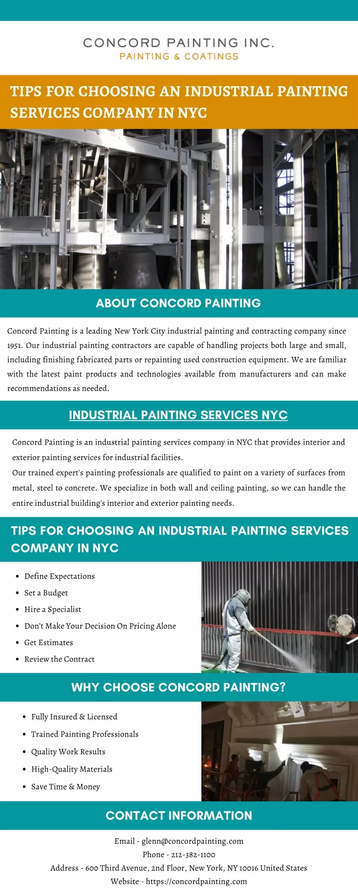 tips for choosing an industrial painting services