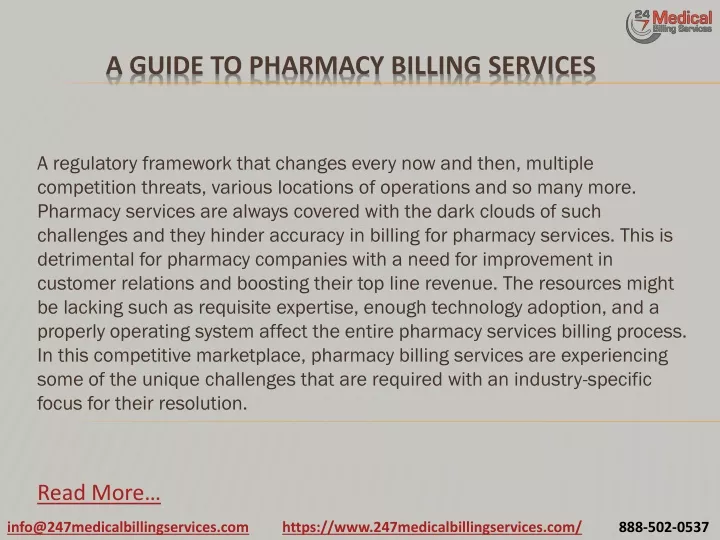 a guide to pharmacy billing services