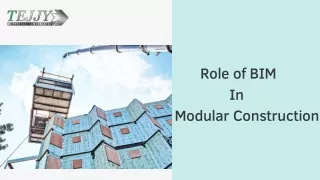 Role of BIM in Modular Construction