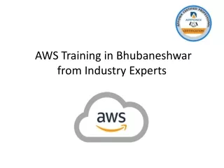 AWS Training in Bhubaneshwar