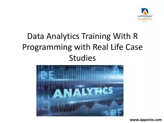 DATA ANALYTIC  TRAINING COURSE WITH R PROGRAMMING