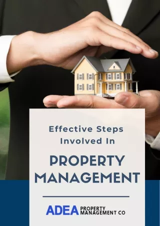 Effective Steps Involved In Property Management