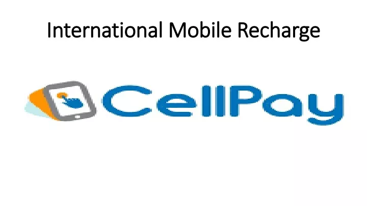international mobile recharge