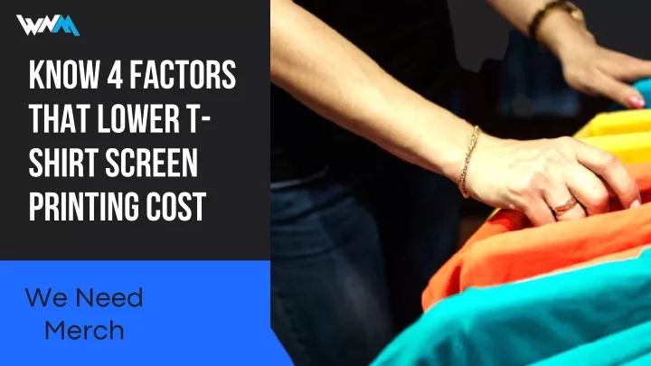 know 4 factors that lower t shirt screen printing