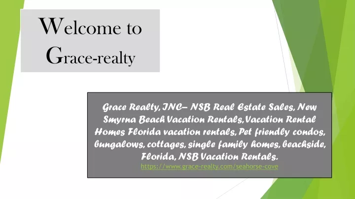 w elcome to g race realty