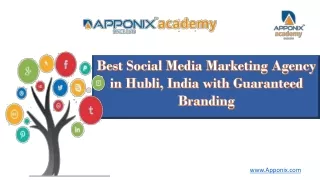 Apponix social media marketing company in HUBLI