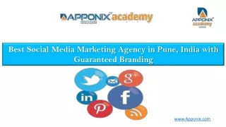 Apponix social media marketing company in PUNE
