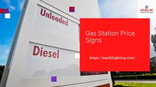 Gas Station Price Signs