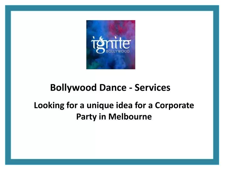 bollywood dance services