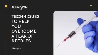 techniques to help you overcome a fear of needles