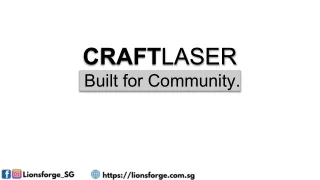 Craftlaser : The world's Most Compact and Portable Laser Cutter
