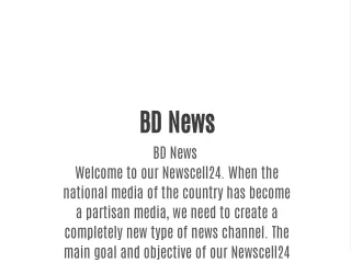 bd news bd news