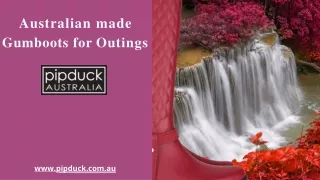 australian made gumboots for outings