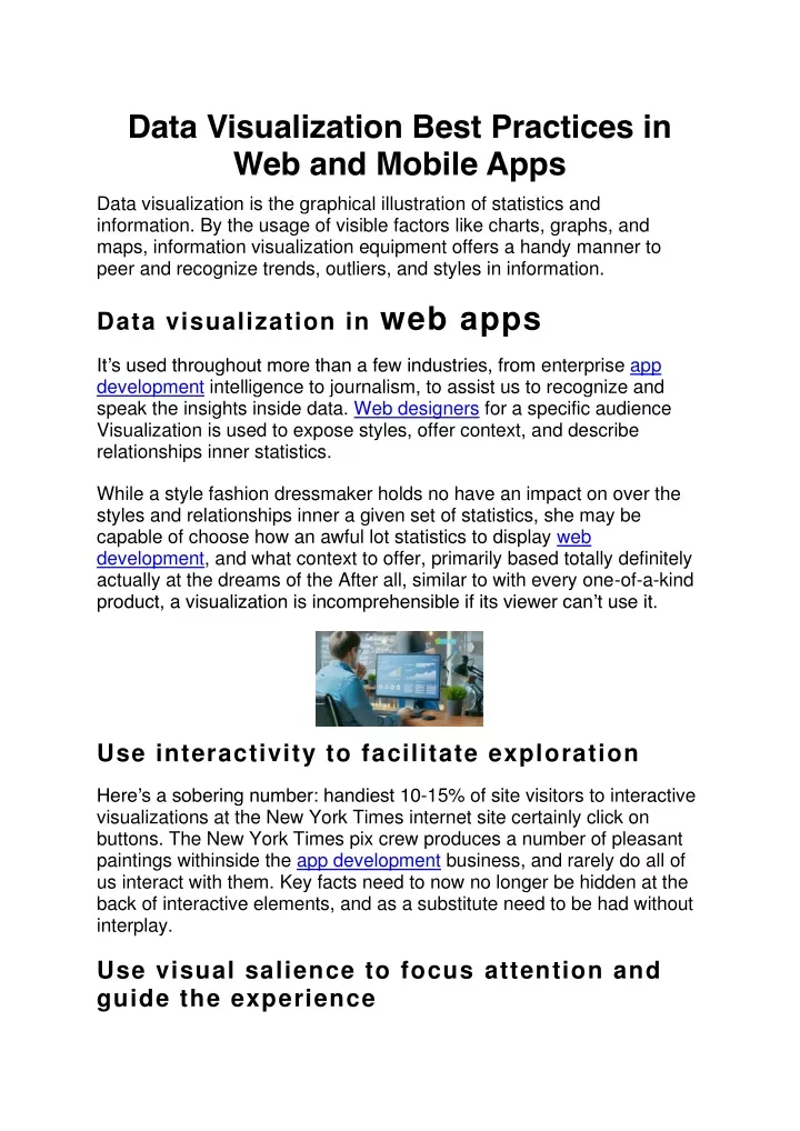 data visualization best practices