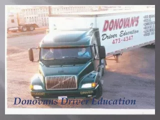 Commercial truck driving industry