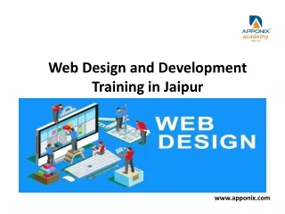 Web Design and Development Training in Jaipur