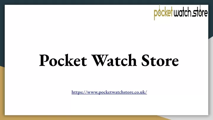 pocket watch store