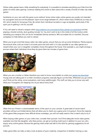 What's Holding Back the planet zoo download Industry?