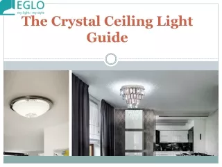 The Crystal Ceiling Light Guide