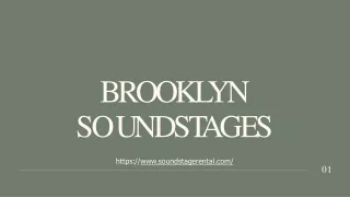 Soundstage NYC.