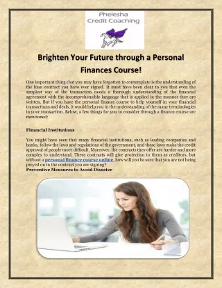 Motivate Yourself With The Personal Finance Courses Online