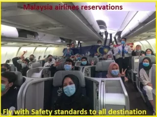 How do I make Malaysian airlines reservations for safe journey