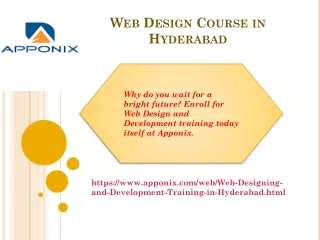 Web Design Course in Hyderabad