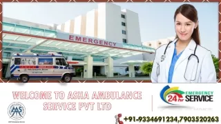 Get Air Ambulance Service to help the patient suffering from any disease |ASHA