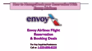 Envoy Airlines Flight Cancellation - 1-559-890-0229 | Reservation policies