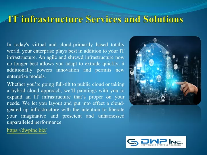 it infrastructure services and solutions