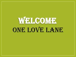 welcome