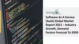 software as a service saas global market report