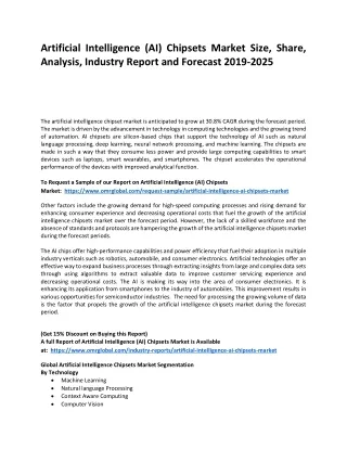 artificial intelligence ai chipsets market size