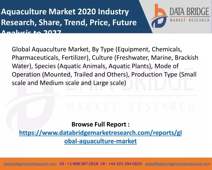aquaculture market 2020 industry research share