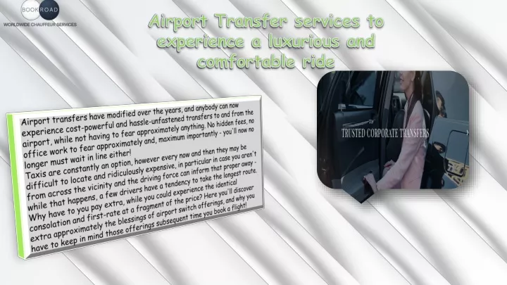 airport transfer services to experience