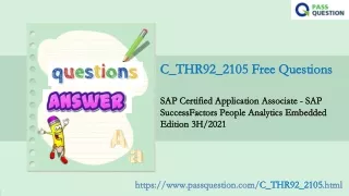 c thr92 2105 free questions c thr92 2105 free