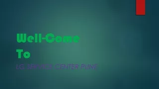 well come to