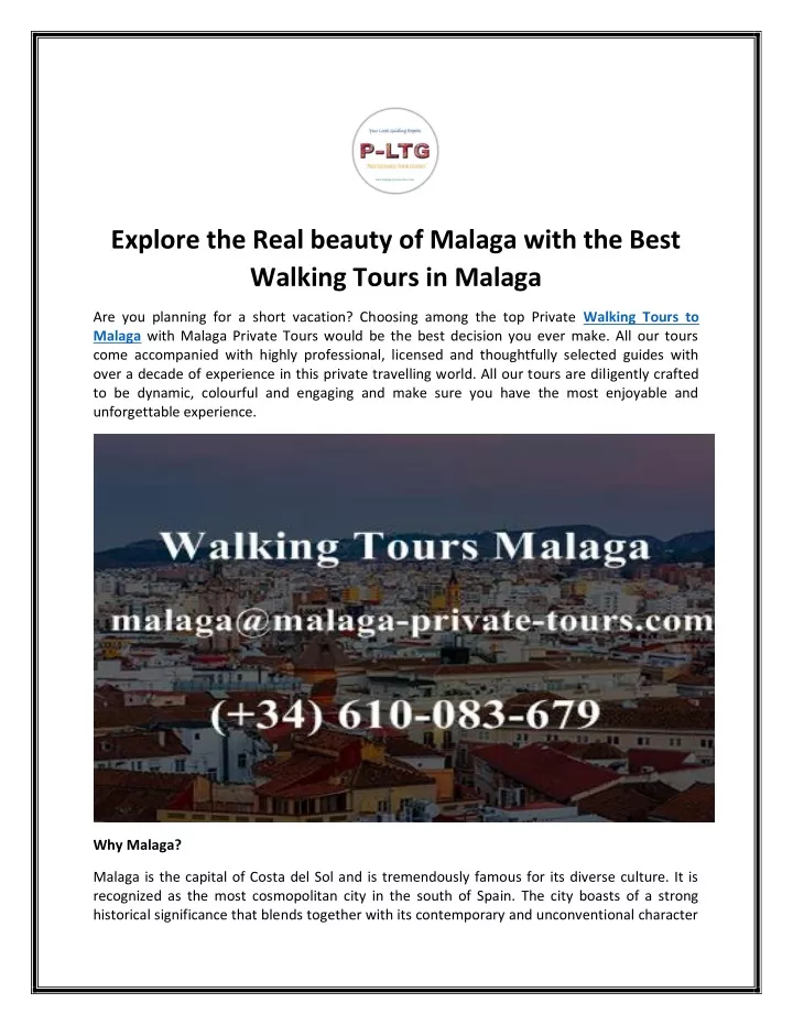 explore the real beauty of malaga with the best