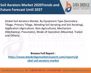 soil aerators market 2020trends and future