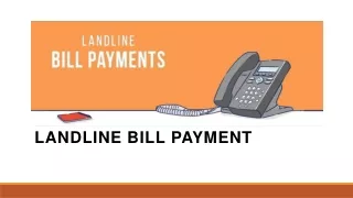 landline bill payment
