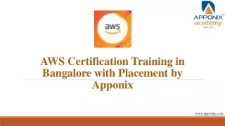 AWS Training In Bangalore by Apponix