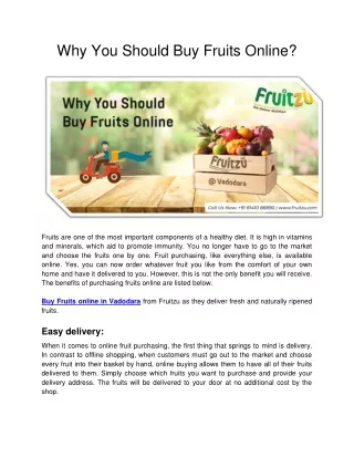 Why You Should Buy Fruits Online-converted