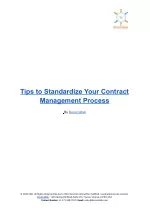 Tips to Standardize Your Contract Management Process - slide 1