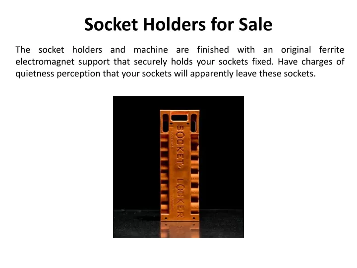 socket holders for sale