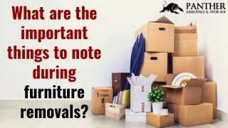 what are the important things to note during