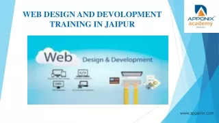 Web Design and Devolopment training in Jaipur