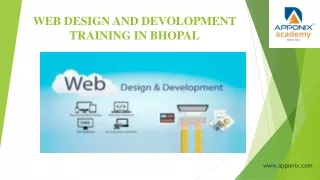 Web Design and Devolopment training in Bhopal