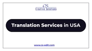 Get The Best translation companies in USA - Cs-Edit