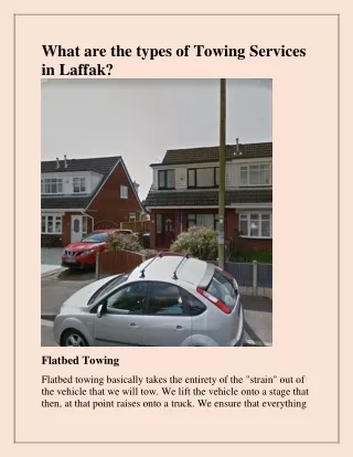 what are the types of towing services in laffak